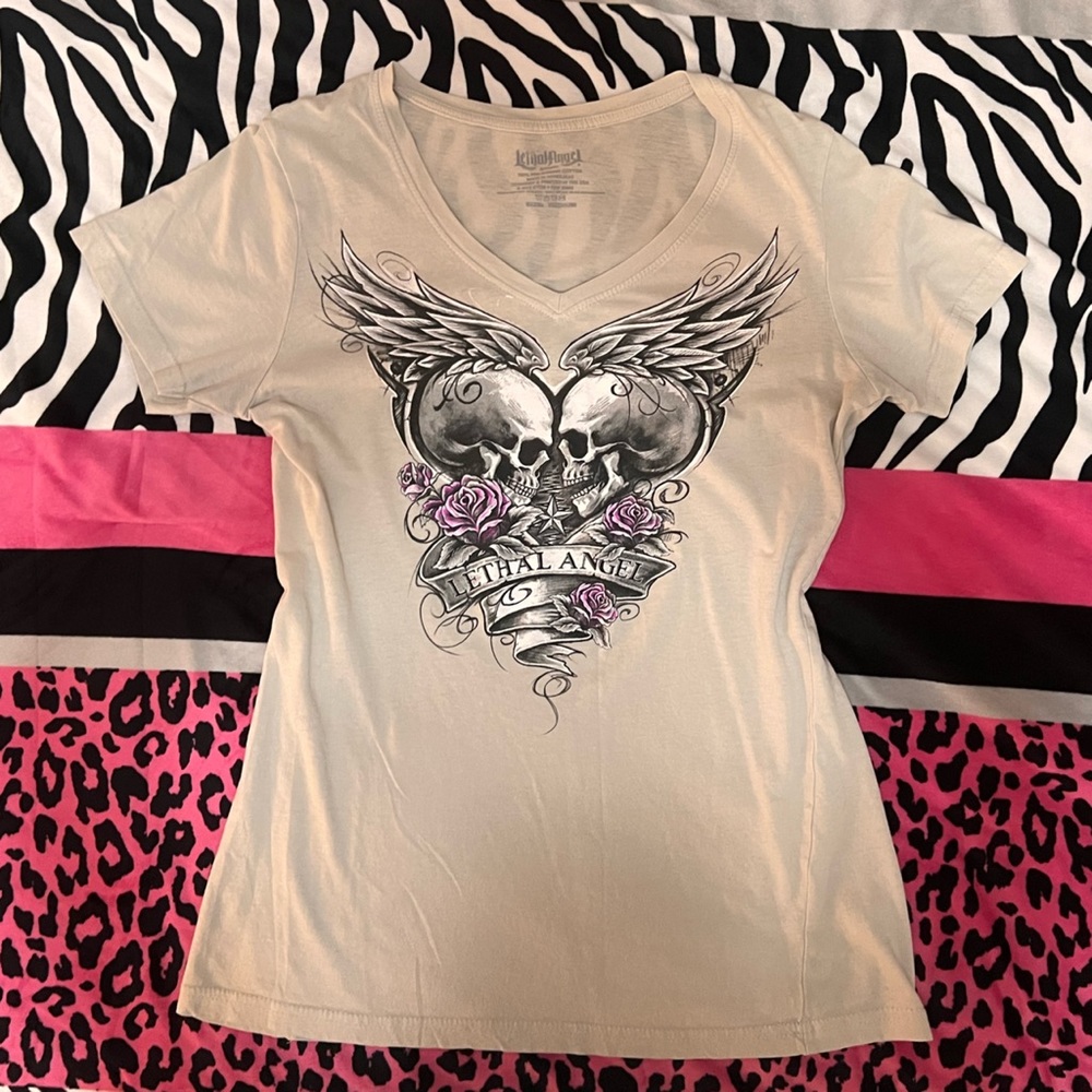 Mallgoth skull tee